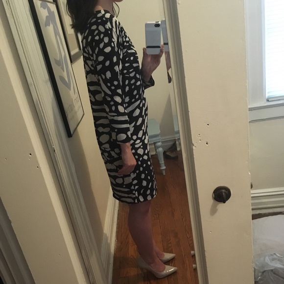 Thakoon silk leopard-like dotted dropwaist dress - Picture 7 of 8